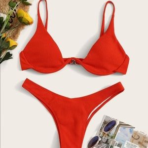 Red Swim Suit